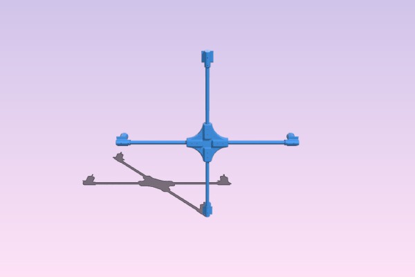 Basic Quad | 3d print model