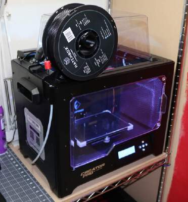 Flashforge Creator Pro 2017 Front Loading Spool Holder | 3d print model