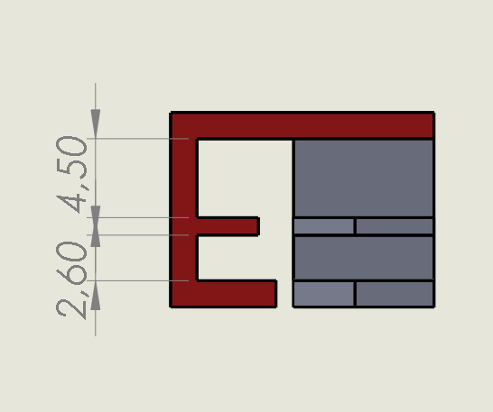 Simple Glass Bed Mount