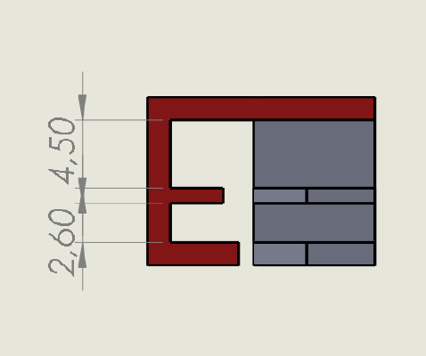 Simple Glass Bed Mount | 3d print model