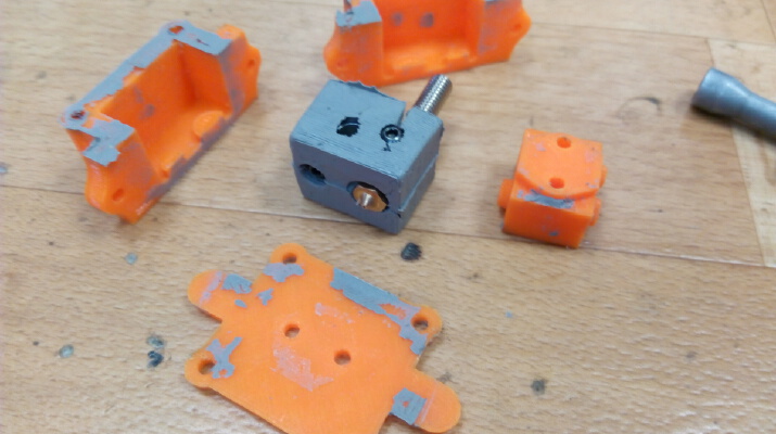 Mold for silicone cover E3D V6 20x16x12mm | 3d print model