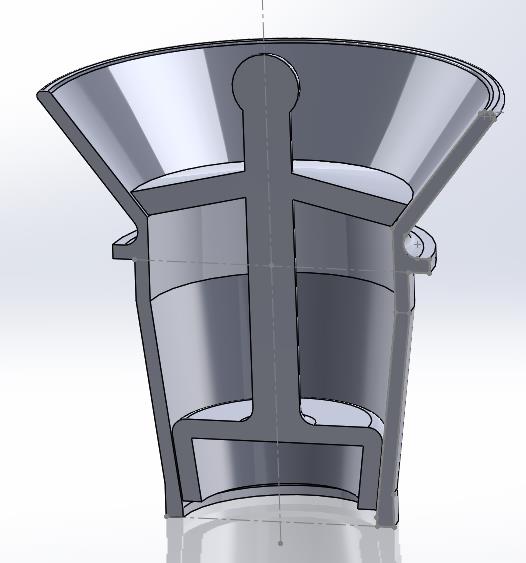 Mazzer Major hopper funnel and plunger