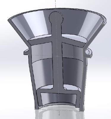 Mazzer Major hopper funnel and plunger | 3d print model
