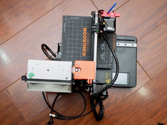 Raised Floor Style PSU Stand for KINGROON KP3S | 3d print model
