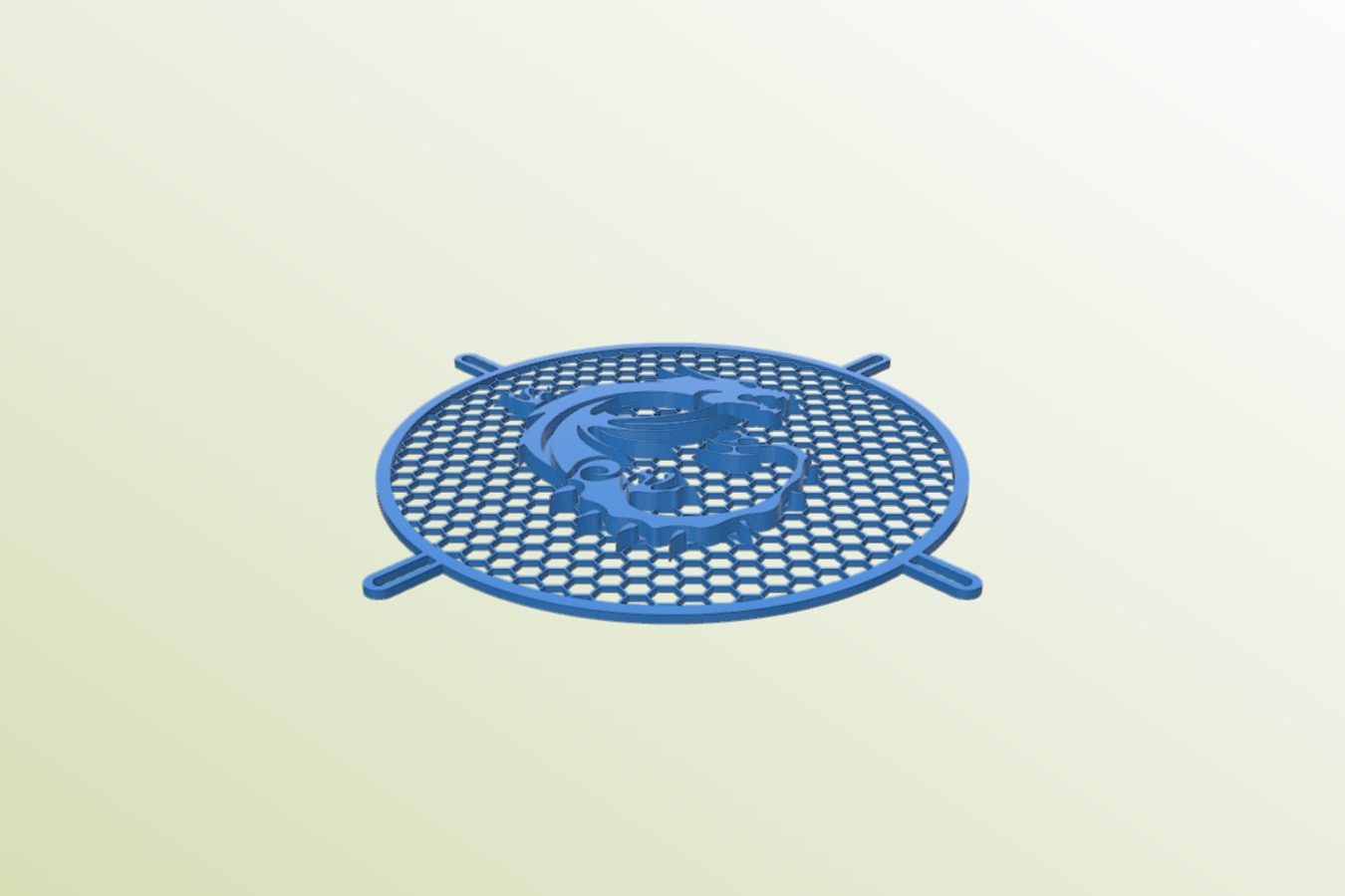200mm MSI Logo Fan Cover