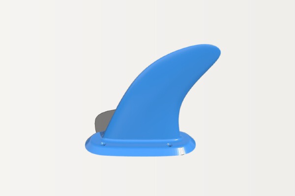 Bungeeboard_Surfboard Fin | 3d print model