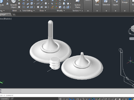Spinning Top | 3d print model