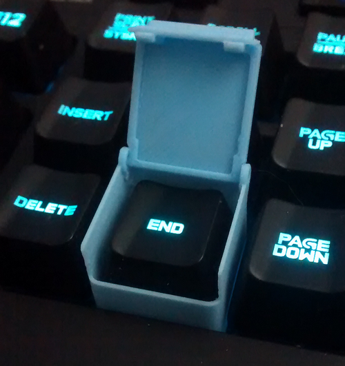Key Cap Flip Cover