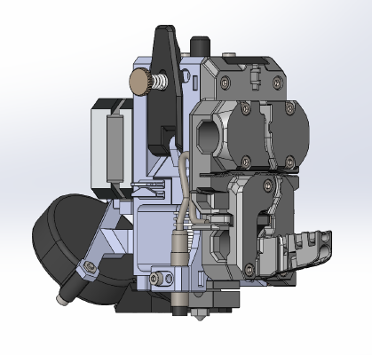 X-Carriage for Bondtech Prusa Extruder MK2.5(+MK2.5S Add-on) (Revised X-Axis) | 3d print model