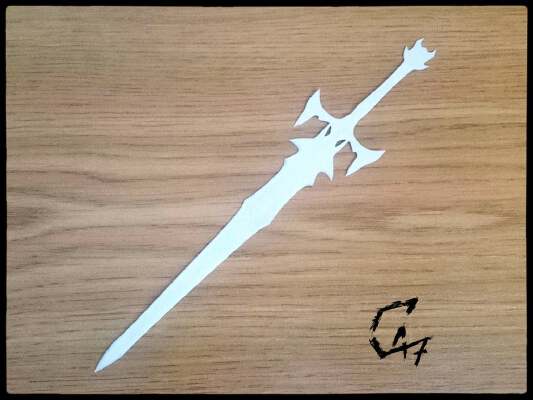 Bloodwars Two-handed Sword Bookmarks | 3d print model