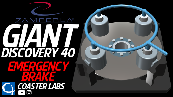 Zamperla Giant Discovery 40 Emergency Brake | 3d print model