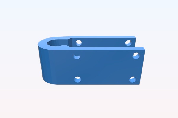 D4 Endstop Holder | 3d print model