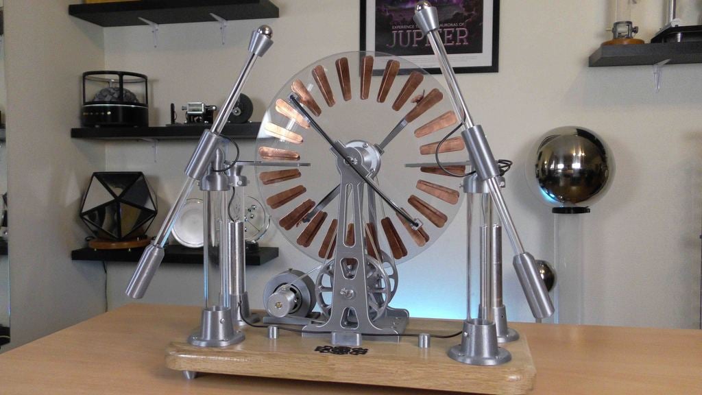 Machine électrostatique de Wimshurst - 1882