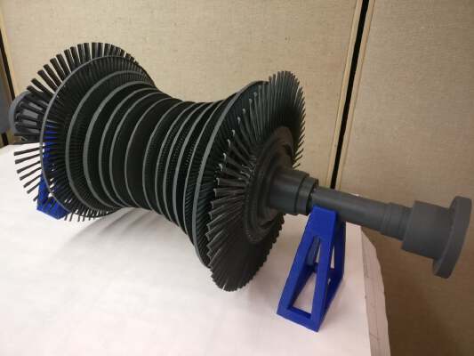 Low Pressure Steam Turbine Rotor | 3d print model