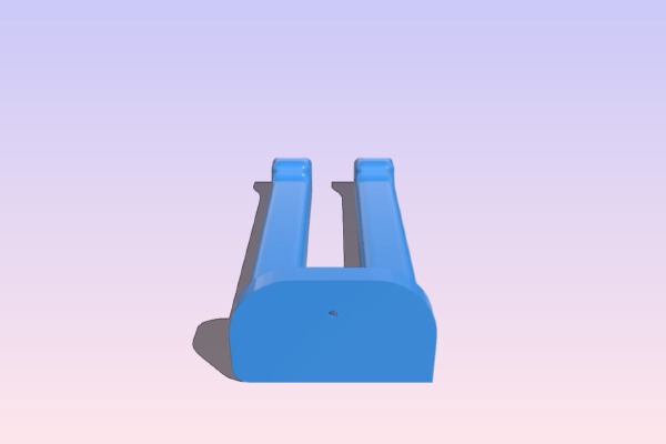 Wall-mount wine glass holder | 3d print model