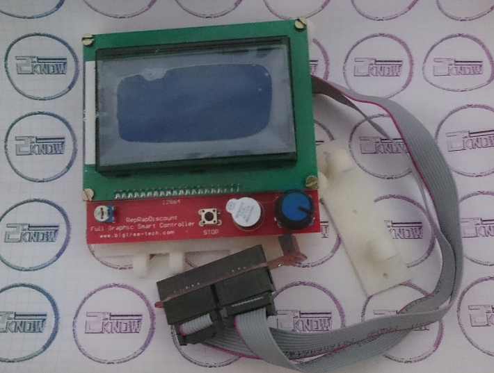 Adjustable Reprap Discount Full Graphic LCD Holder for 2020 profiles