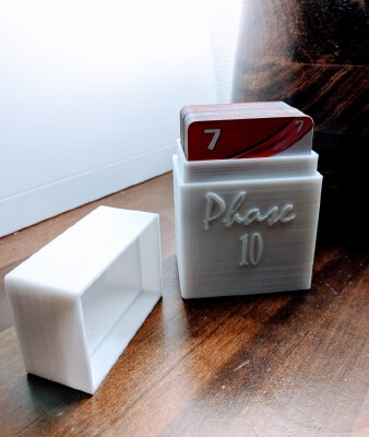 Box for a deck of "Phase 10" cards | 3d print model