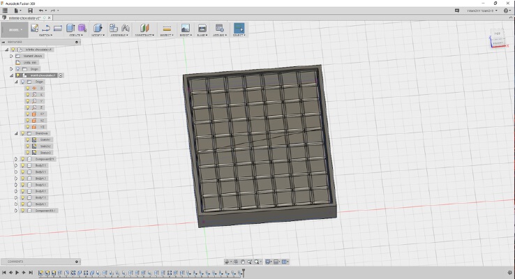 infinite chocolate | 3d print model