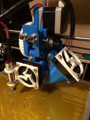 Matching fan covers with optional 40mm inductive sensor mount | 3d print model