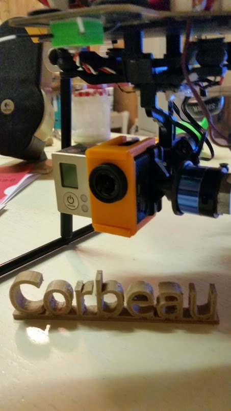 Gopro clip pour gimbal Tarot 2D