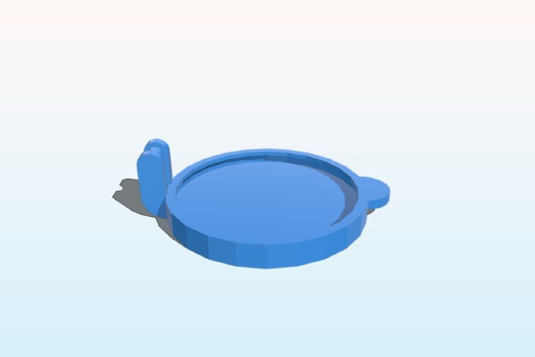 Windshield Washer Tank Cap for Ford | 3d print model
