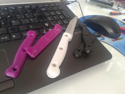 Knife handle - pomo cuchillo | 3d print model