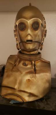 C3po Bust | 3d print model