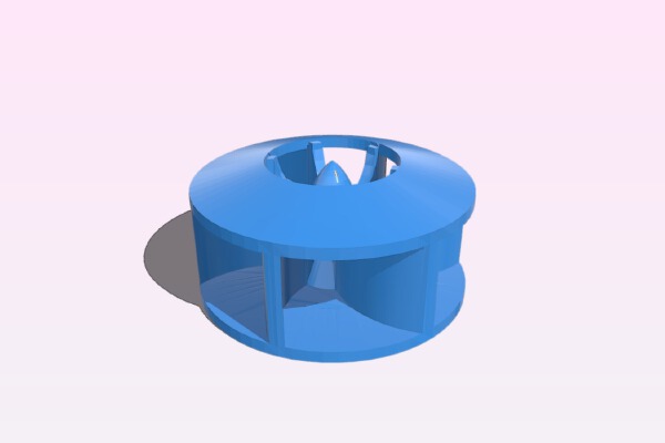 Centrifugal Water Pump for The Catfish_550 motor | 3d print model