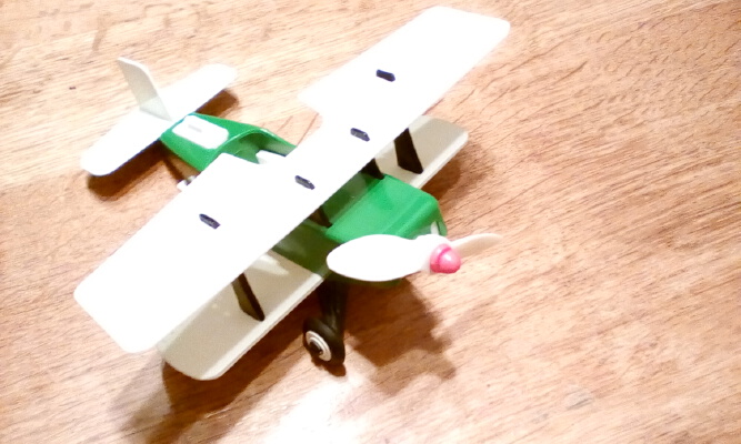 Playmobil Doppeldecker - oberer Flügel, Streben, Koffer | 3d print model
