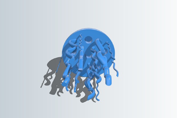 Jelly Fish Pencil Holder | 3d print model