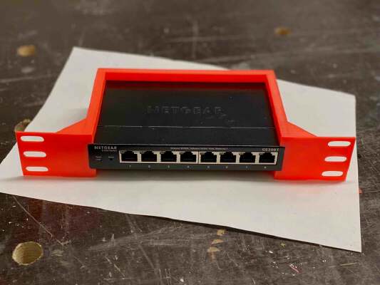 10" Rack Case for Netgear GS308T | 3d print model