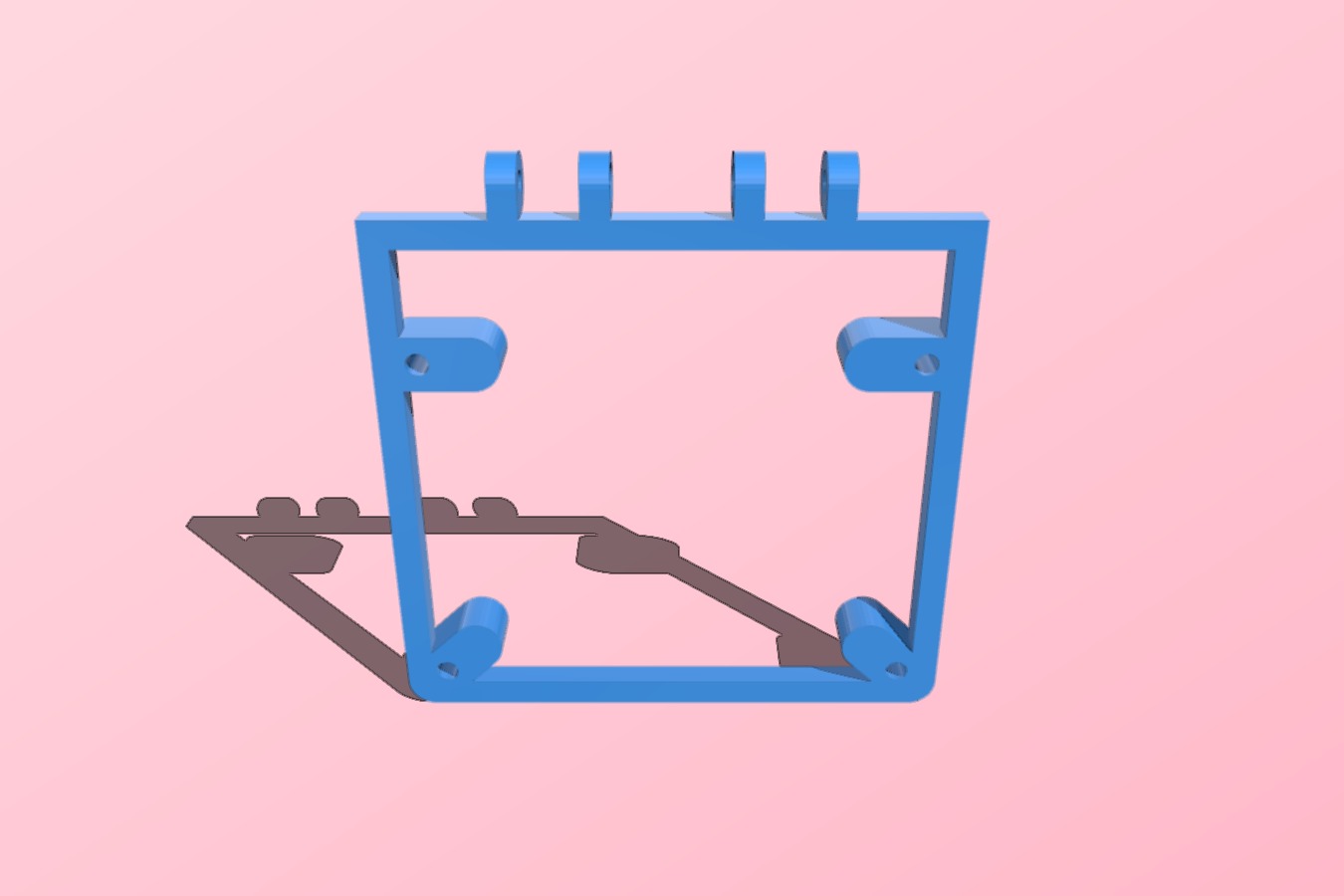 Suporte LCD for Prusa i3 Hephestos