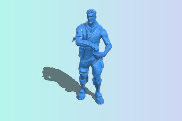 Fortnite Emote  Eating Popcorn | 3d print model