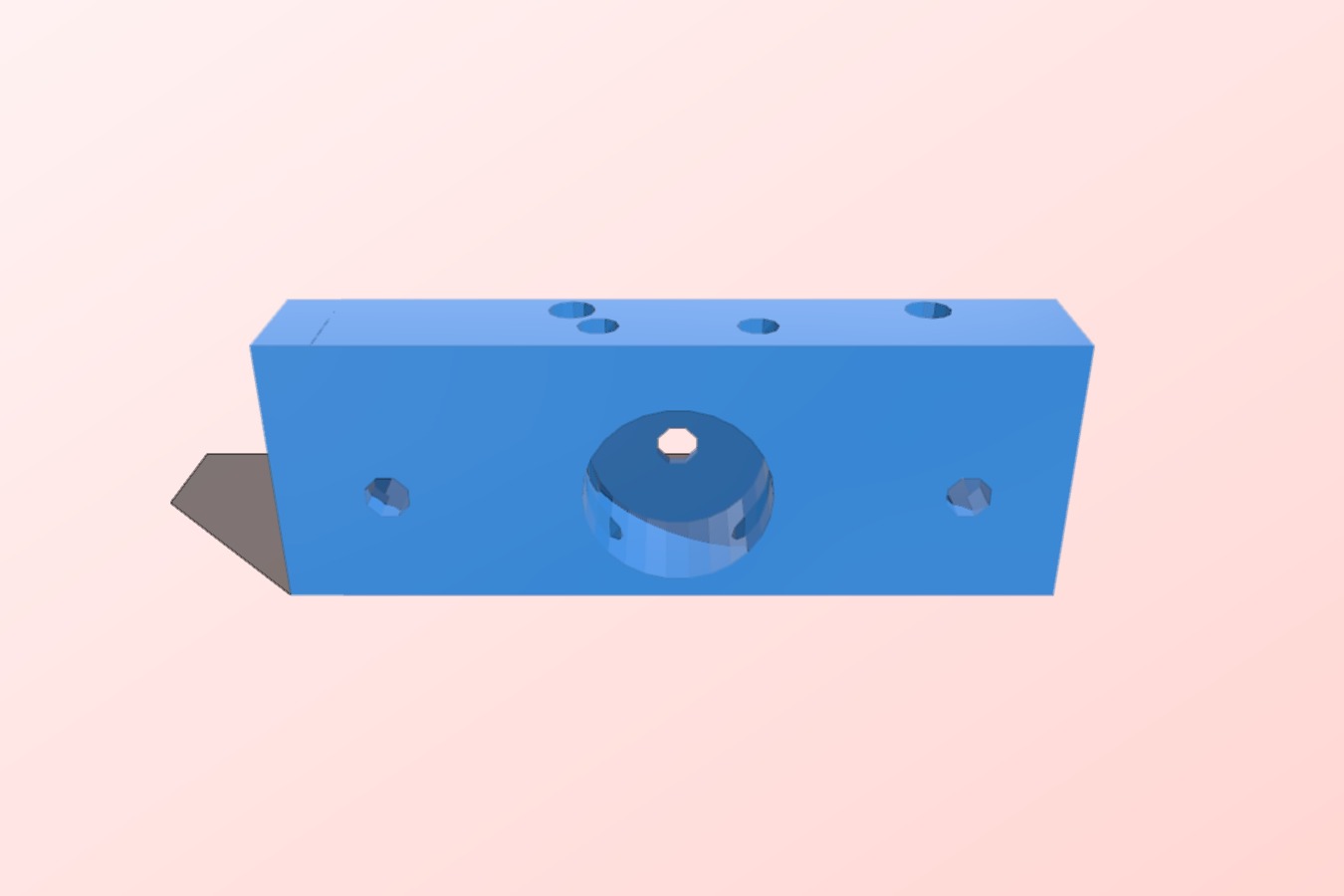 Makerbot mk8 adapter for printrbot 3dpea