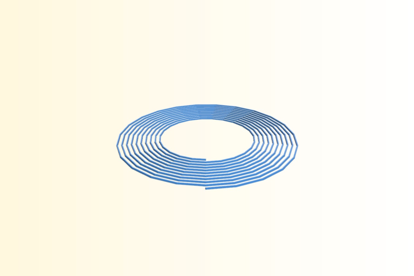 Bed Levelling Spirals
