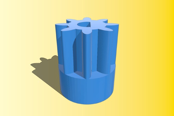 AR Parrot Drone 2 - Pinion Gear | 3d print model