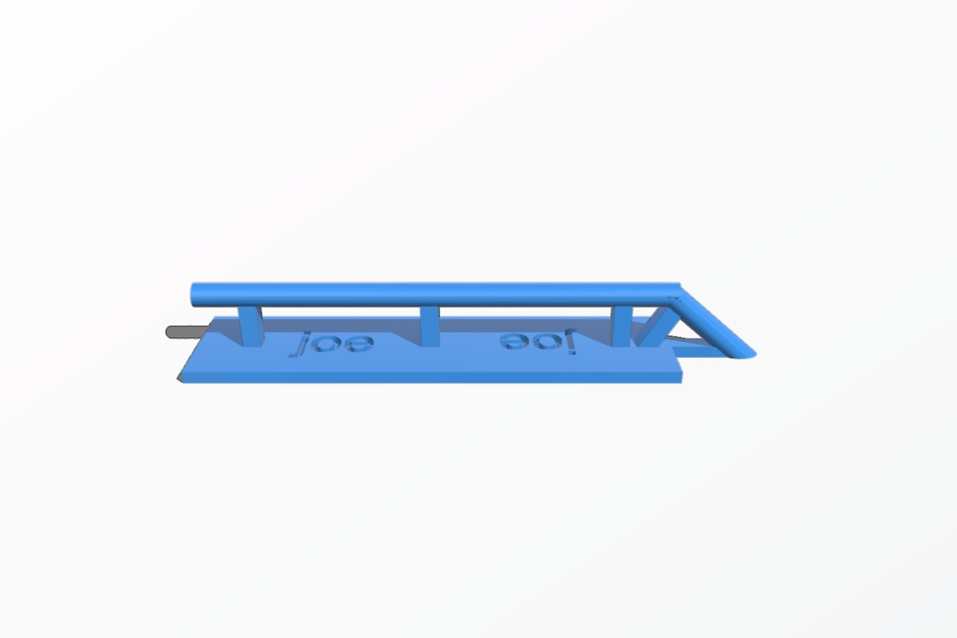 Tech deck grind rail