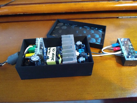 DC2412 - VAC to 24VDC Power Supply Enclosure | 3d print model