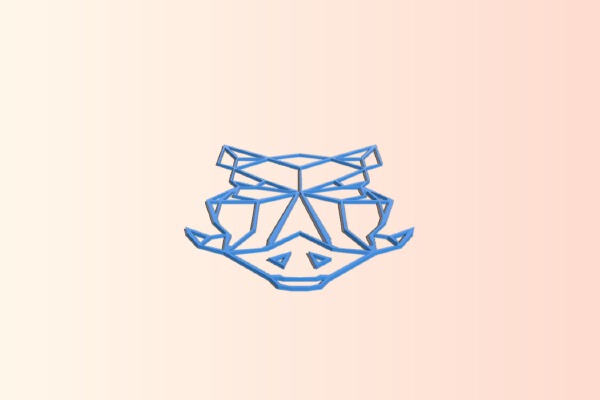 Low Poly Hog wall decor | 3d print model