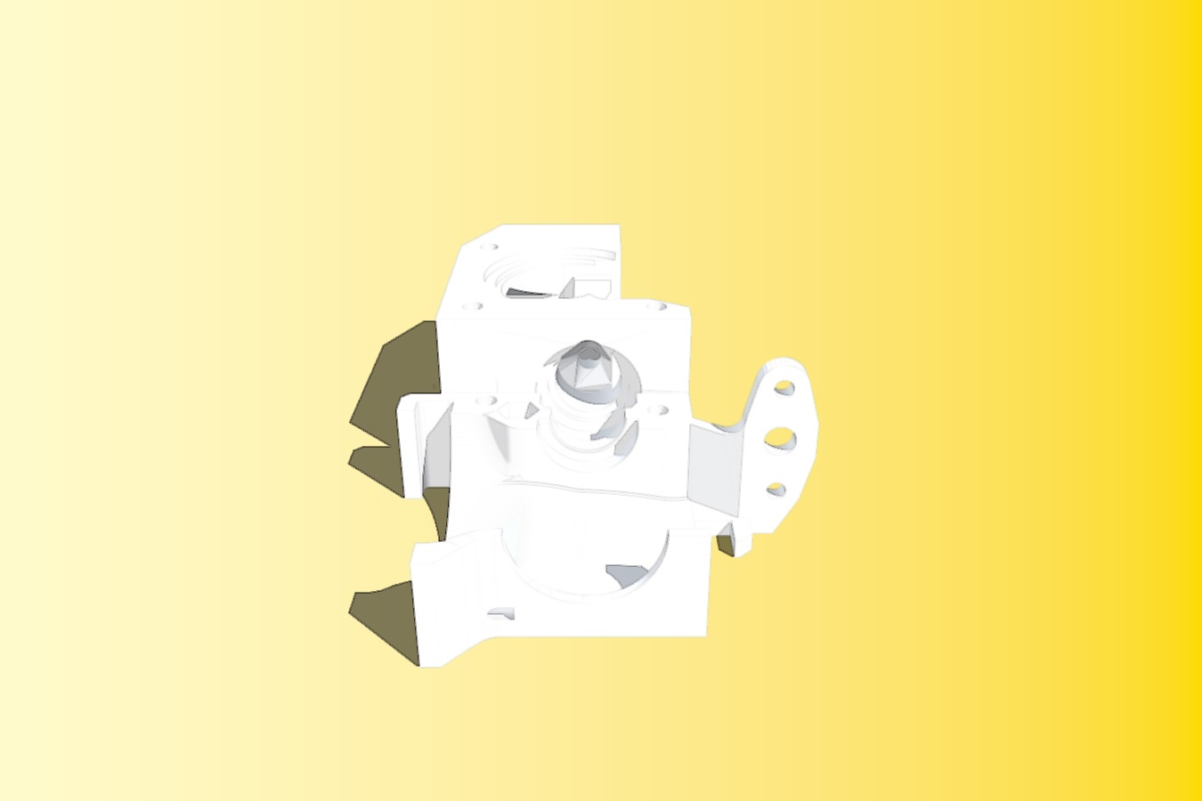 MK3 extruder for BLtouch and v6 Heatsink clone