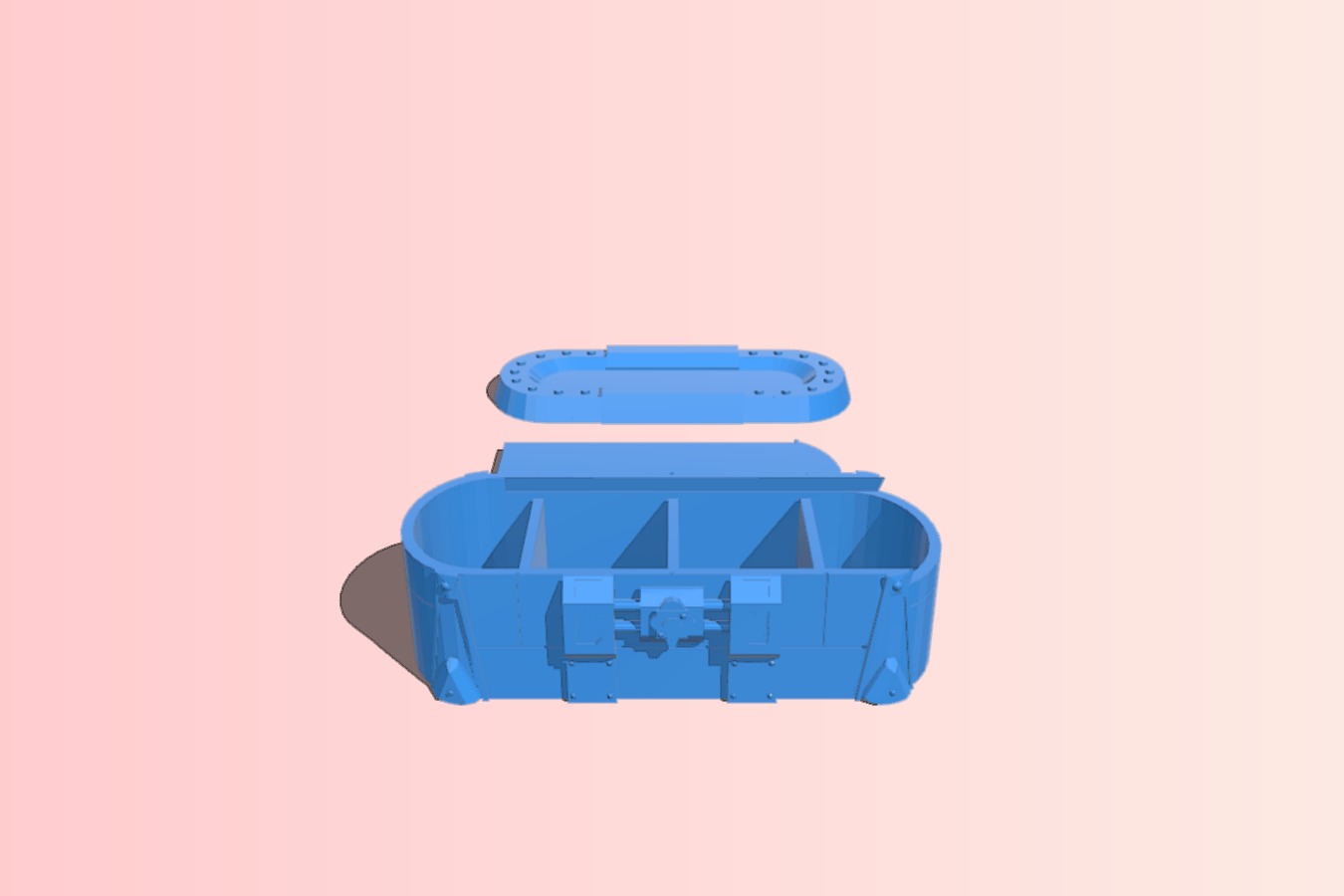 Borlderlands Loot Chest Pill Box
