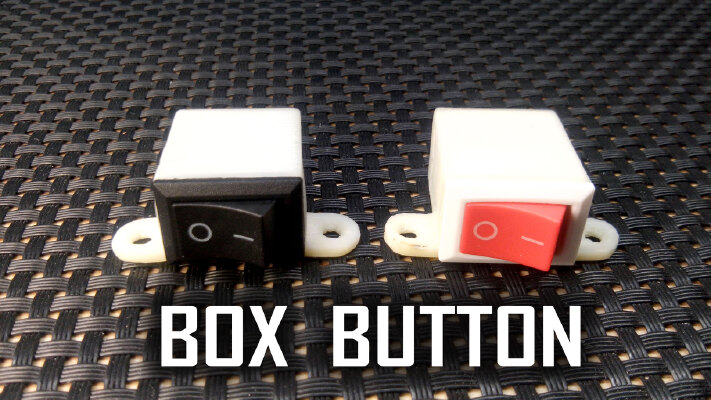 Box for button | 3d print model
