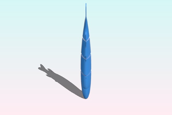 baby pike lure swimbait 16cm 4 segments | 3d print model