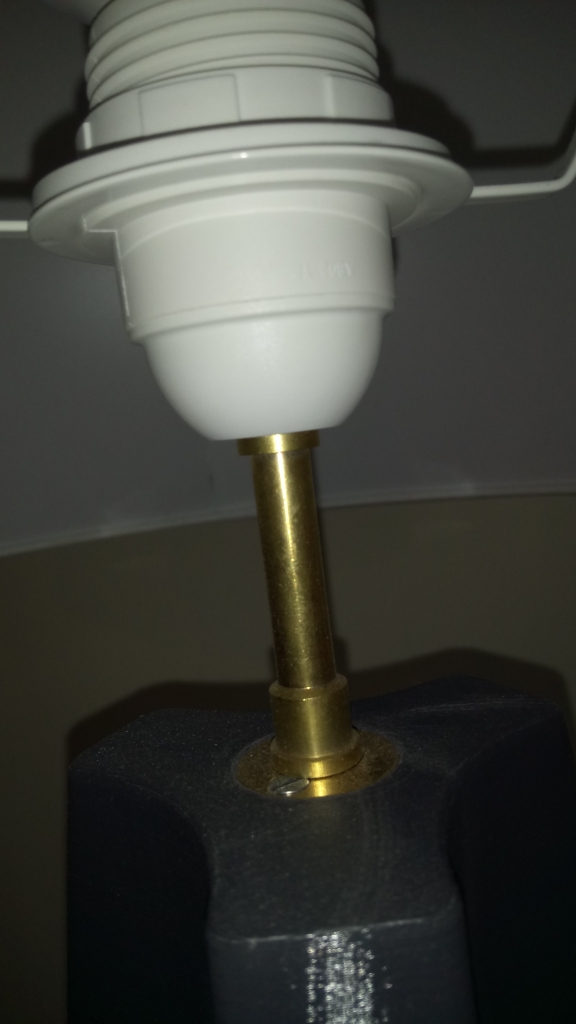 Lampadaire trépieds bois