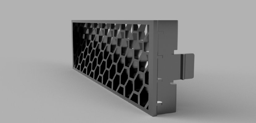 Corsair Drive bay Cover Front plate 5.25 Inch  Pc  Honeycomb | 3d print model