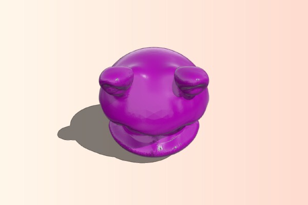 Rolly polly Kermit the frog head toy | 3d print model