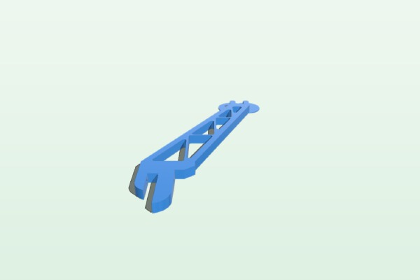 Overhead spool holder - Migbot Prusa i3 - 8mm Acrylic frame | 3d print model