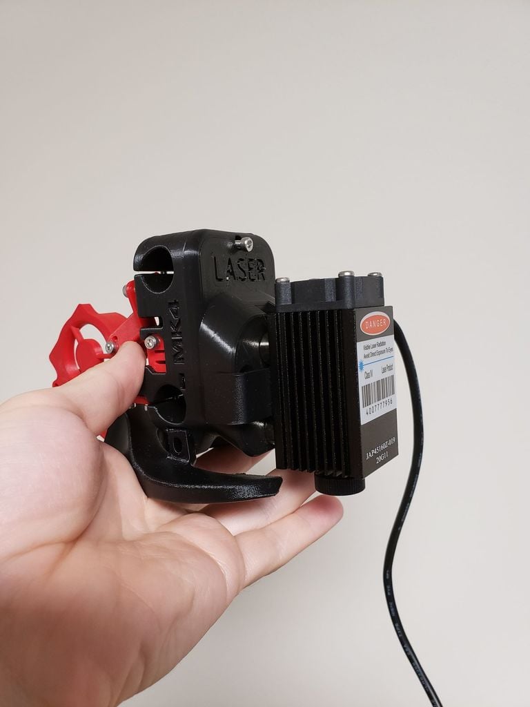 i3 Mega Pro X-Carriage MK4 Laser Adapter Plate
