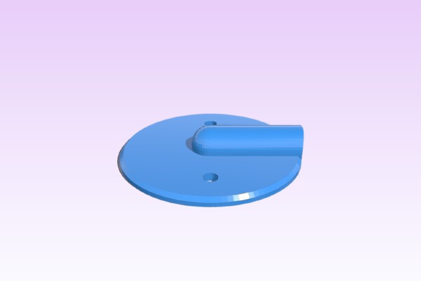 Parametric cover for round wall box | 3d print model