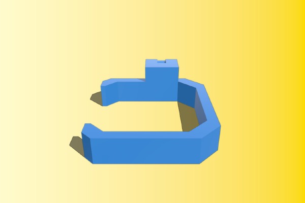 Anycubic i3 Mega Extruder Motor Cable Holder | 3d print model